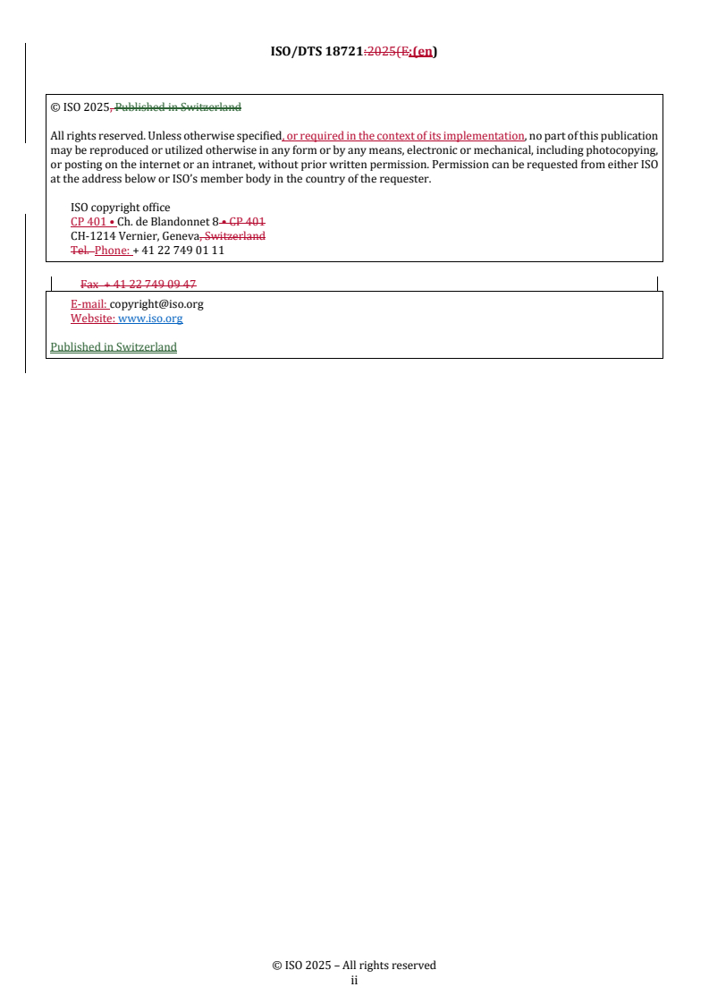 ISO/DTS 18721 REDLINE ISO/DTS 18721 - Ecological soil functions — Characteristics, indicators and methods
Released:7. 11. 2025