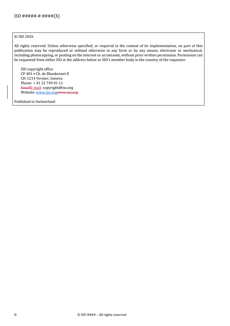 ISO/DTS 24883 REDLINE ISO/DTS 24883 - In vitro diagnostic medical devices — General guidance for manufacturers of lateral flow immunoassay (LFIA) for rapid diagnostic testing (RDT) - Page 2 preview
