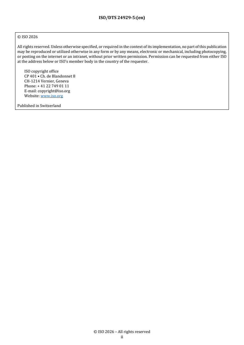 ISO/TS 24929-5 REDLINE ISO/DTS 24929-5 - Child care articles — General safety — Part 5: Product information - Page 2 preview