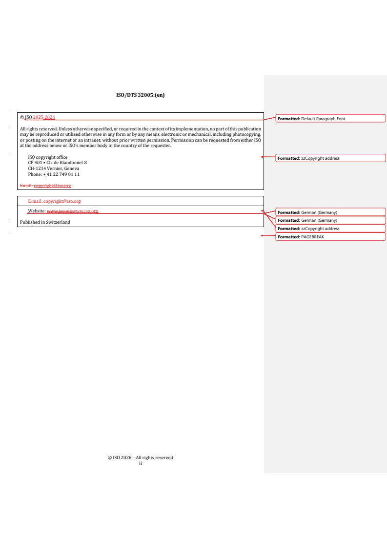 ISO/DTS 32005.2 REDLINE ISO/DTS 32005 - Document management — Portable Document Format — PDF 1.7 and 2.0 structure namespace inclusion in ISO 32000-2 - Page 2 preview