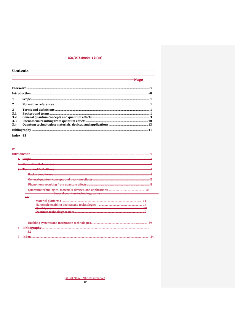 ISO/DTS 80004-12 REDLINE ISO/DTS 80004-12 - Nanotechnologies — Vocabulary — Part 12: Quantum phenomena in nanotechnology - Page 4 preview