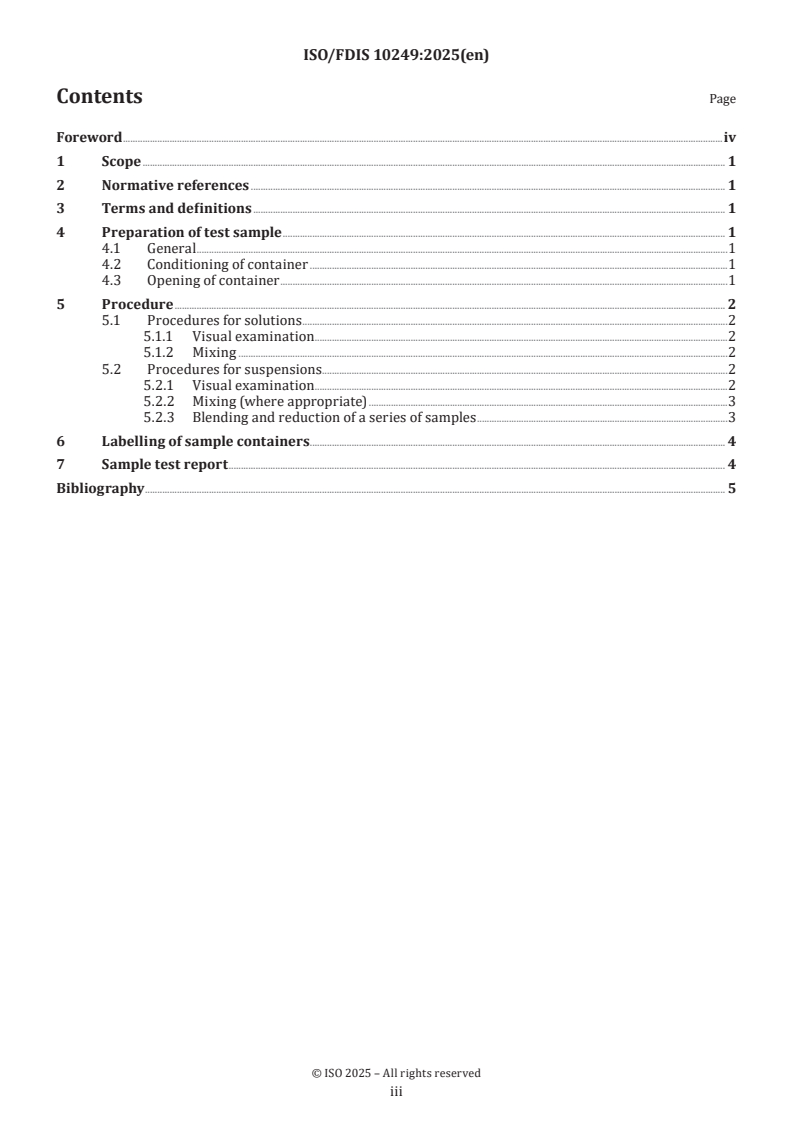 ISO/FDIS 10249 ISO/FDIS 10249 - Fluid fertilizers — Preliminary visual examination and preparation of samples for physical testing
Released:10/29/2025 - Page 3 preview