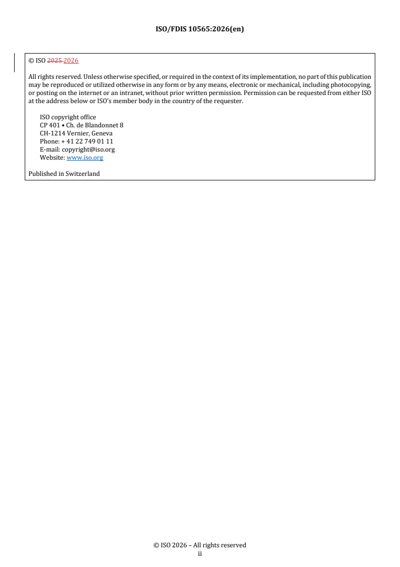 ISO/FDIS 10565 REDLINE ISO/FDIS 10565 - Oilseeds — Simultaneous determination of oil and water contents — Method using pulsed nuclear magnetic resonance spectrometry - Page 2 preview