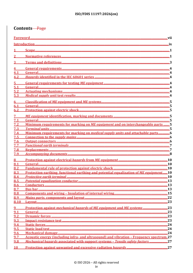 ISO/FDIS 11197 REDLINE ISO/FDIS 11197 - Medical supply units - Page 4 preview