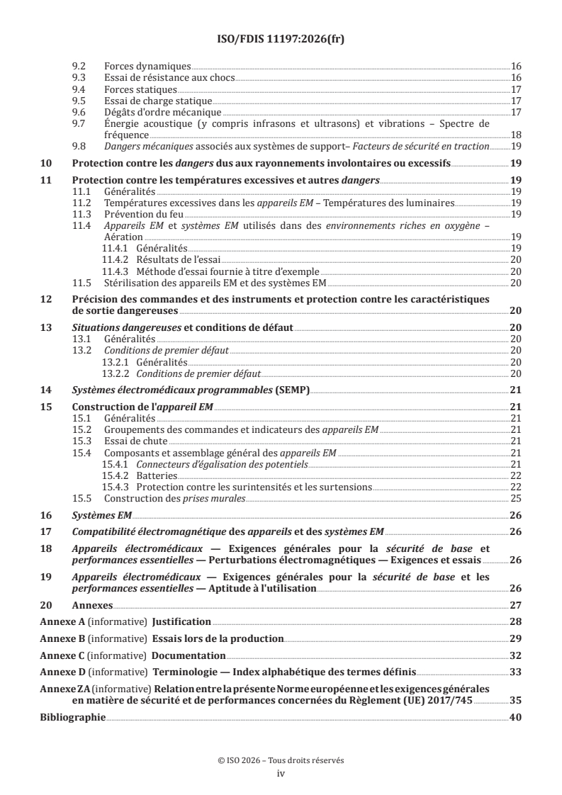 ISO/FDIS 11197 ISO/FDIS 11197 - Gaines techniques à usage médical - Page 4 preview