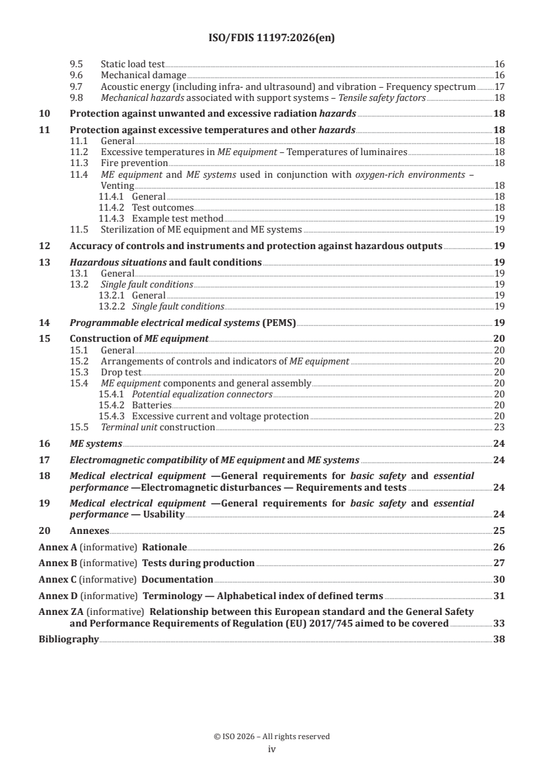 ISO/FDIS 11197 ISO/FDIS 11197 - Medical supply units - Page 4 preview
