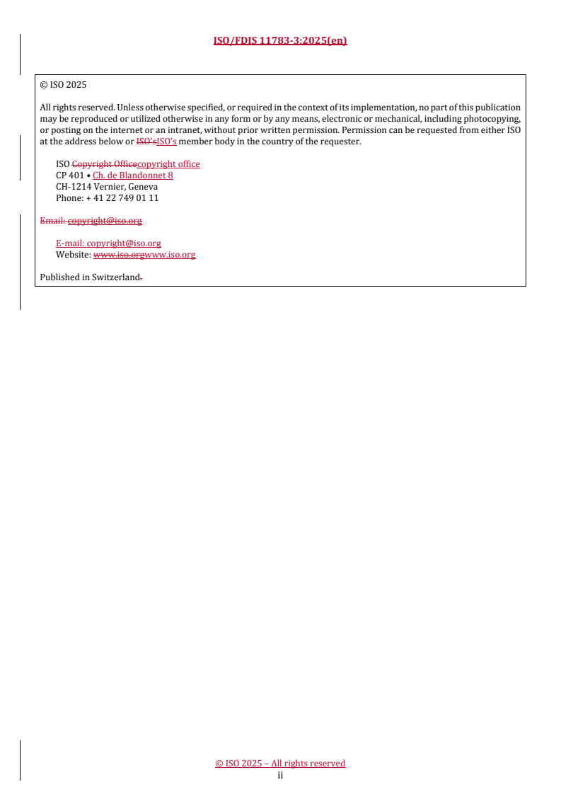 REDLINE ISO/FDIS 11783-3 - Tractors and machinery for agriculture and forestry — Serial control and communications data network — Part 3: Application layer, transport layer and network layer
Released:11/25/2025