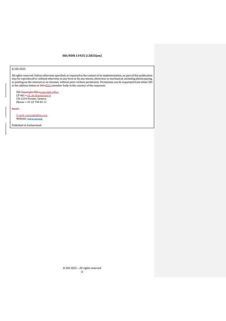 REDLINE ISO/FDIS 11925-2 - Reaction to fire tests — Ignitability of products subjected to direct impingement of flame — Part 2: Single-flame source test
Released:28. 07. 2025
