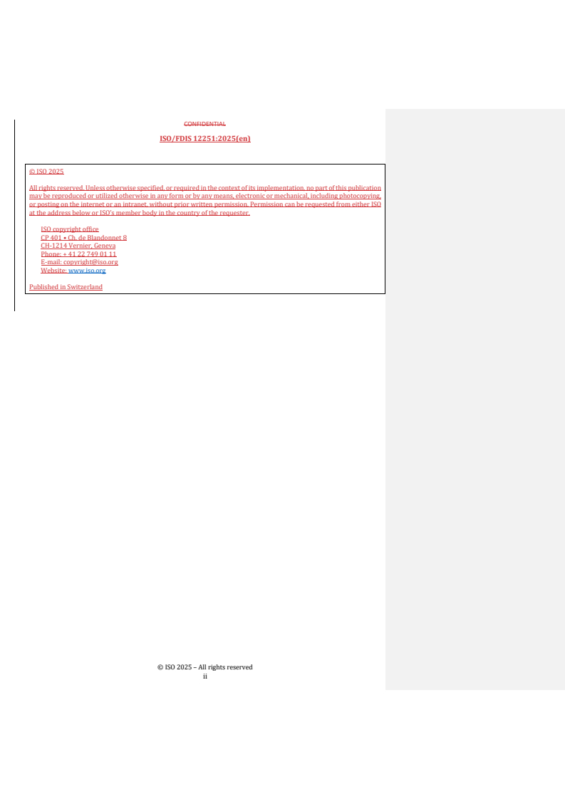 REDLINE ISO/FDIS 12251 - Diesel engines — Clamp mounted CR fuel injectors — Mounting dimensions
Released:9/26/2025