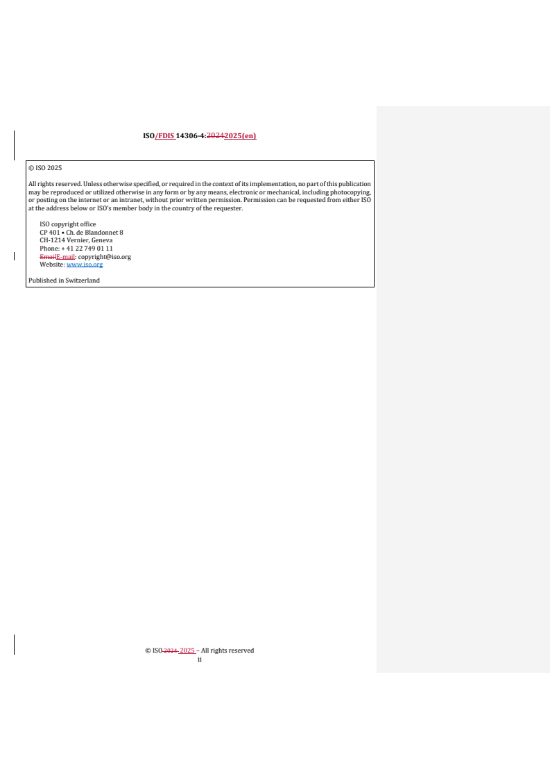 REDLINE ISO/FDIS 14306-4 - Industrial automation systems and integration — JT file format specification for 3D visualization — Part 4: Version 3
Released:10. 11. 2025