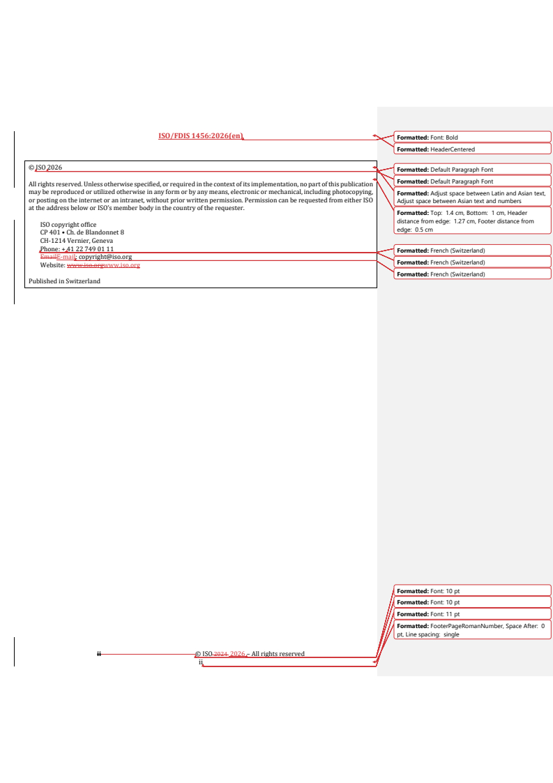 ISO/FDIS 1456 REDLINE ISO/FDIS 1456 - Metallic and other inorganic coatings — Electrodeposited coatings of nickel, nickel plus chromium, copper plus nickel and of copper plus nickel plus chromium - Page 2 preview