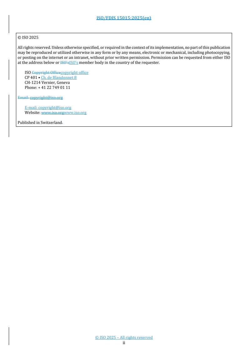 REDLINE ISO/FDIS 15015 - Plastics — Extruded sheets of impact-modified acrylonitrile-styrene copolymers (ABS, AEPDS and ASA) — Requirements and test methods
Released:12. 08. 2025
