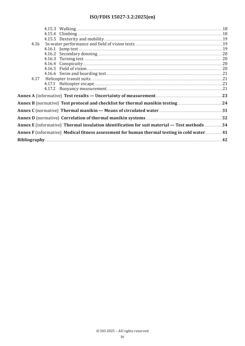 ISO/FDIS 15027-3.2 ISO/FDIS 15027-3.2 - Immersion suits — Part 3: Test methods
Released:18. 12. 2025 - Page 4 preview