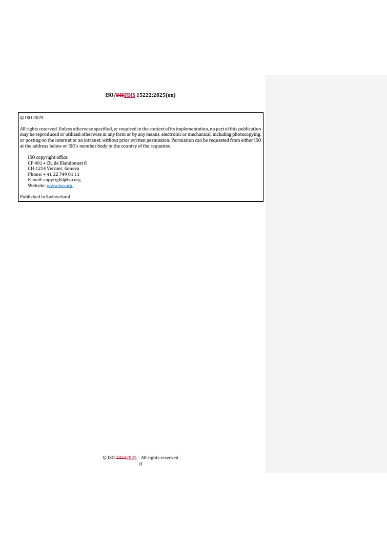 REDLINE ISO/FDIS 15222 - Truck and bus tyres — Method for measuring relative wet grip performance — Loaded new tyres
Released:22. 08. 2025