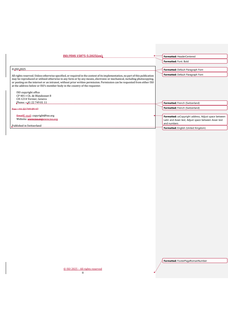 REDLINE ISO/FDIS 15875-5 - Plastics piping systems for hot and cold water installations — Crosslinked polyethylene (PE-X) — Part 5: Fitness for purpose of the system
Released:14. 07. 2025