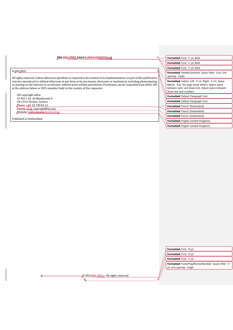 REDLINE ISO/FDIS 16611 - Plastics piping systems for drainage and sewerage without pressure — Non-circular pipes and joints made of glass-reinforced thermosetting plastics (GRP) based on unsaturated polyester resins (UP) — Dimensions, requirements and tests
Released:10/14/2025