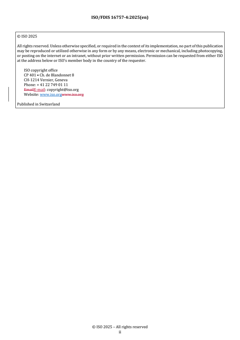 REDLINE ISO/FDIS 16757-4 - Data structures for electronic product catalogues for building services — Part 4: Data dictionary structures for product catalogues
Released:19. 06. 2025