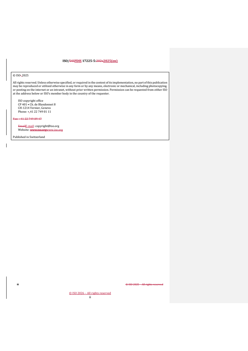 REDLINE ISO/FDIS 17225-5 - Solid biofuels — Fuel specifications and classes — Part 5: Graded firewood
Released:23. 12. 2025