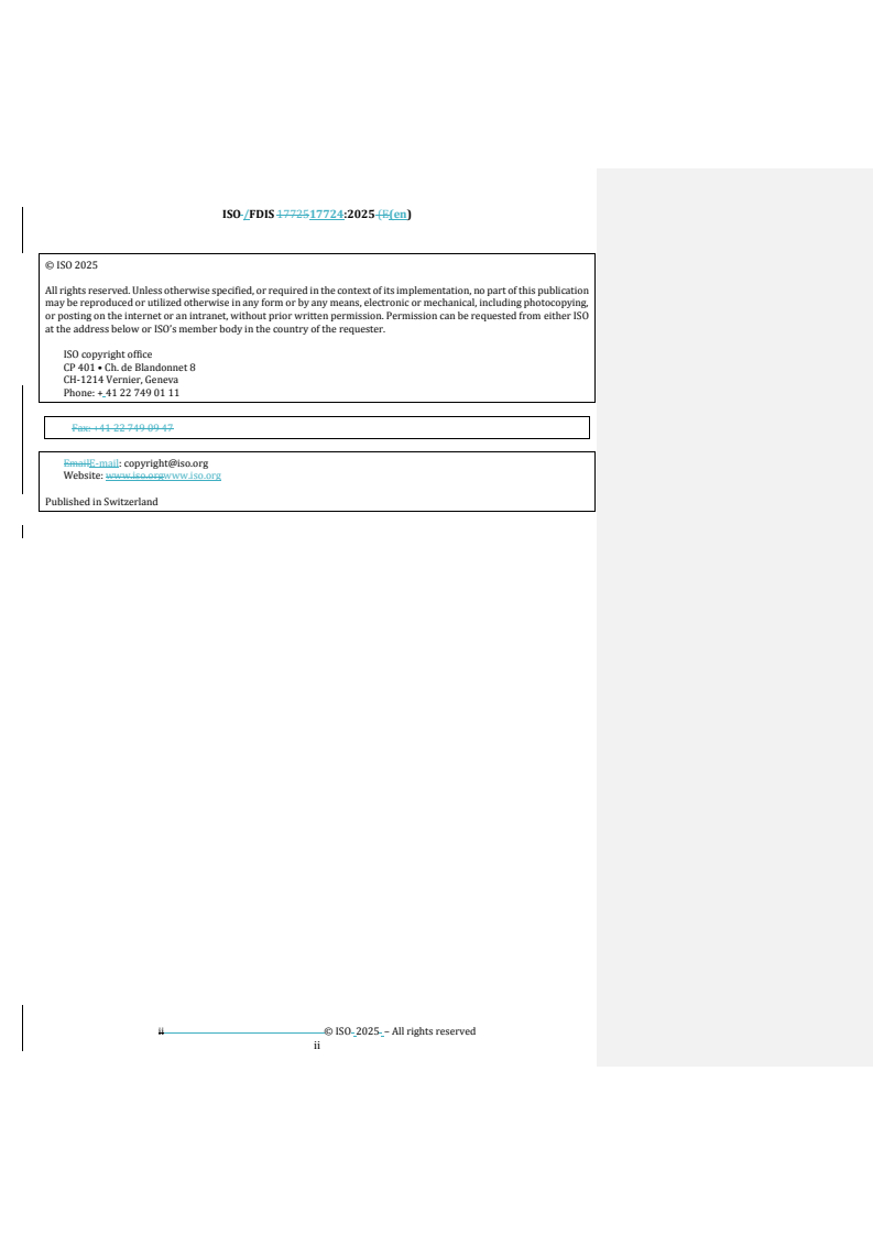 REDLINE ISO/FDIS 17724 - Graphical symbols — Vocabulary
Released:9/23/2025
