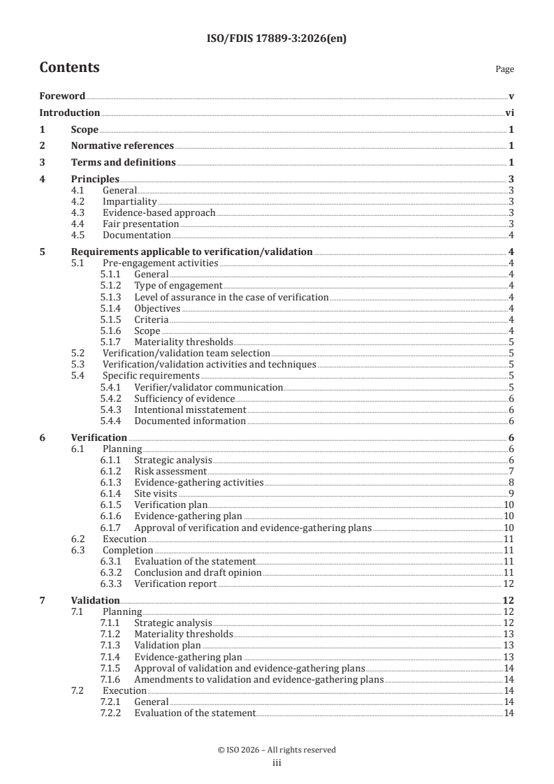 ISO/FDIS 17889-3 ISO/FDIS 17889-3 - Ceramic tiling systems — Sustainability for ceramic tiles and installation materials — Part 3: Requirements for the application and verification of ISO 17889-1 and 17889-2 - Page 3 preview