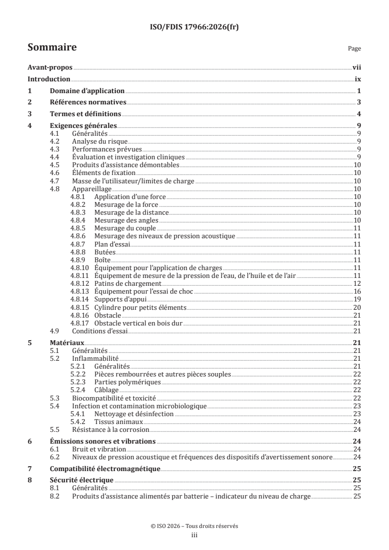 ISO 17966 ISO/FDIS 17966 - Produits d’assistance pour les toilettes, le bain et la douche — Exigences et méthodes d’essai - Page 3 preview