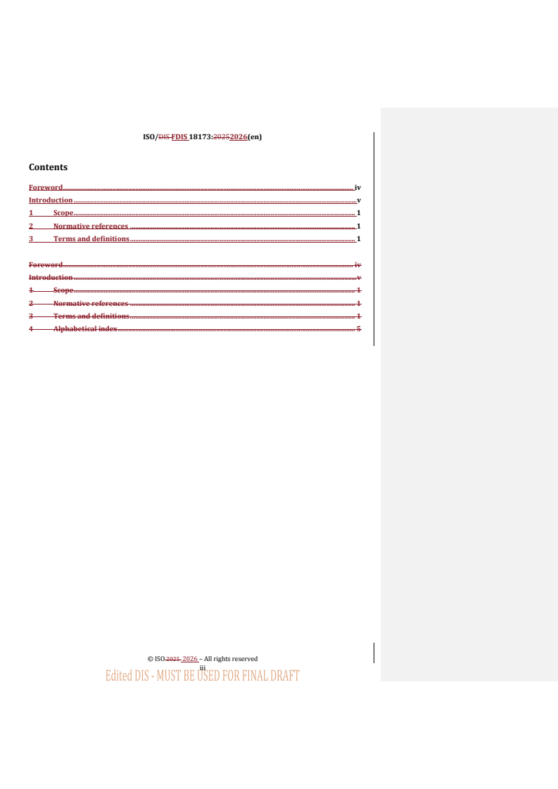 ISO 18173 REDLINE ISO/FDIS 18173 - Non-destructive testing — General terms and definitions - Page 3 preview