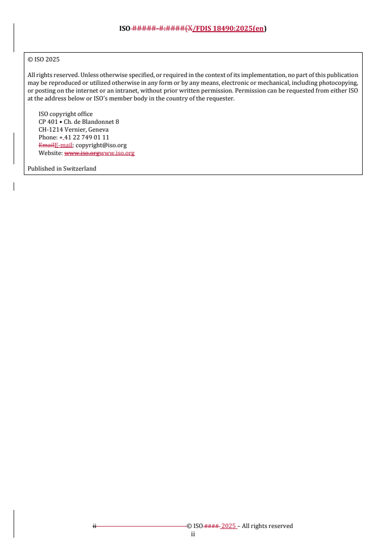 REDLINE ISO/FDIS 18490 - Non-destructive testing — Evaluation of vision acuity of NDT personnel
Released:12. 12. 2025