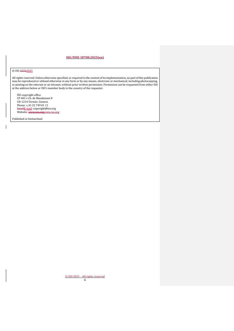 REDLINE ISO/FDIS 18708 - Solid recovered fuels — Determination of bulk density
Released:26. 06. 2025