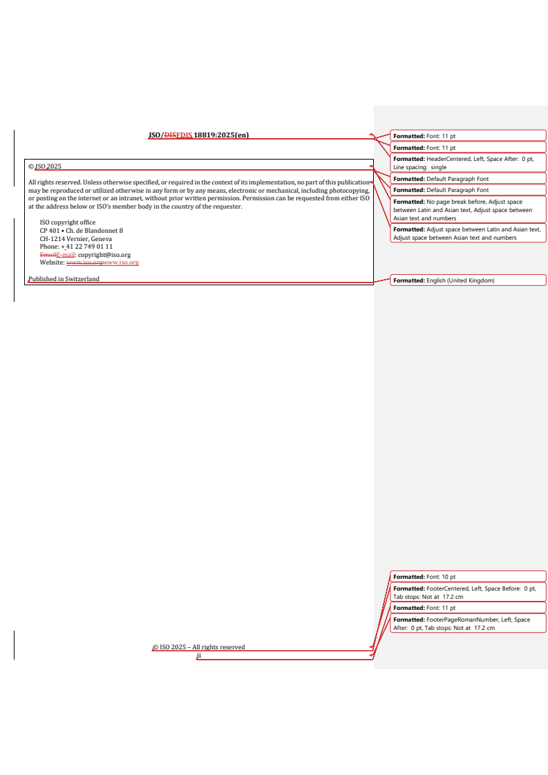 ISO/FDIS 18819 REDLINE ISO/FDIS 18819 - Ships and marine technology — High-manganese austenitic steel — Specification for plates, sheets and coils below 6,0 mm for cryogenic temperature
Released:17. 11. 2025