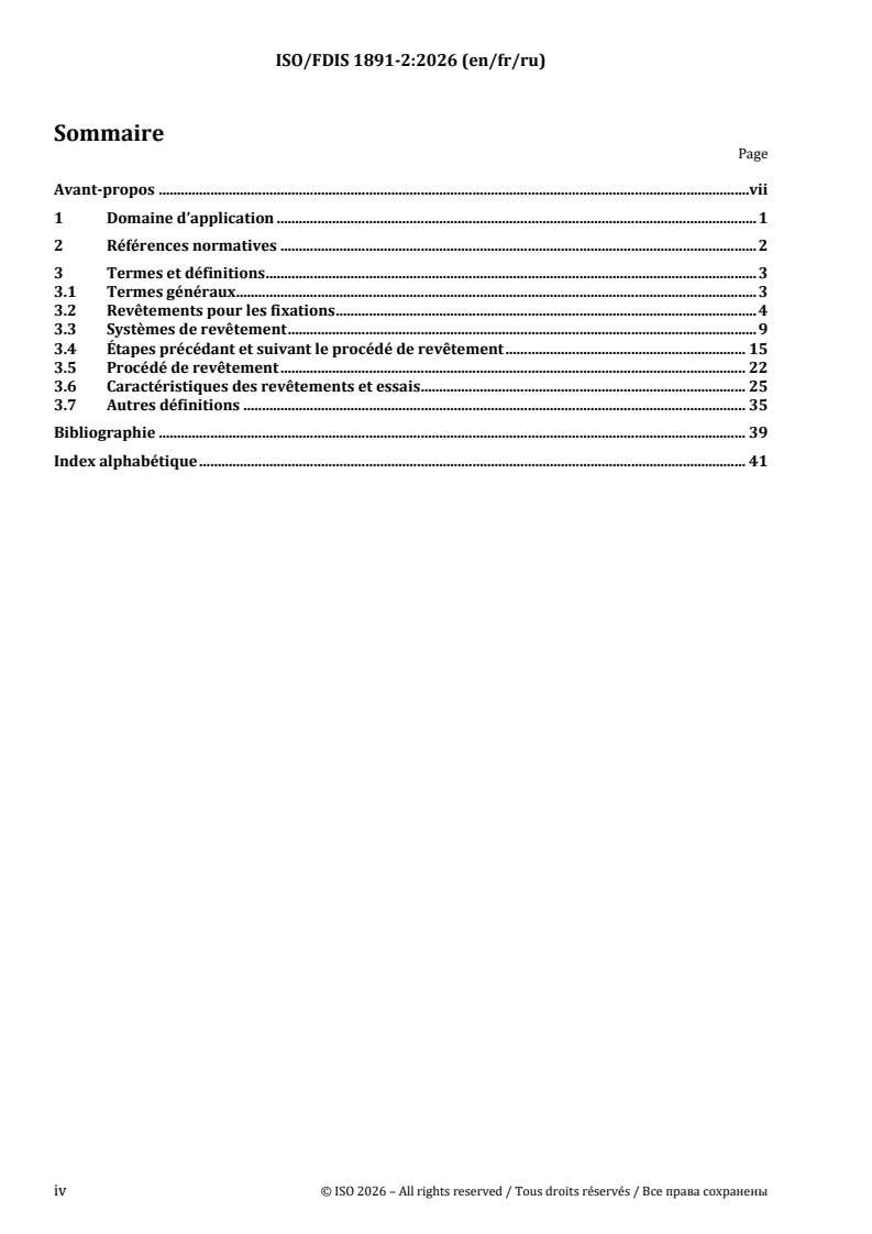 ISO/FDIS 1891-2 REDLINE ISO/FDIS 1891-2 - Fasteners — Vocabulary — Part 2: Coatings - Page 4 preview