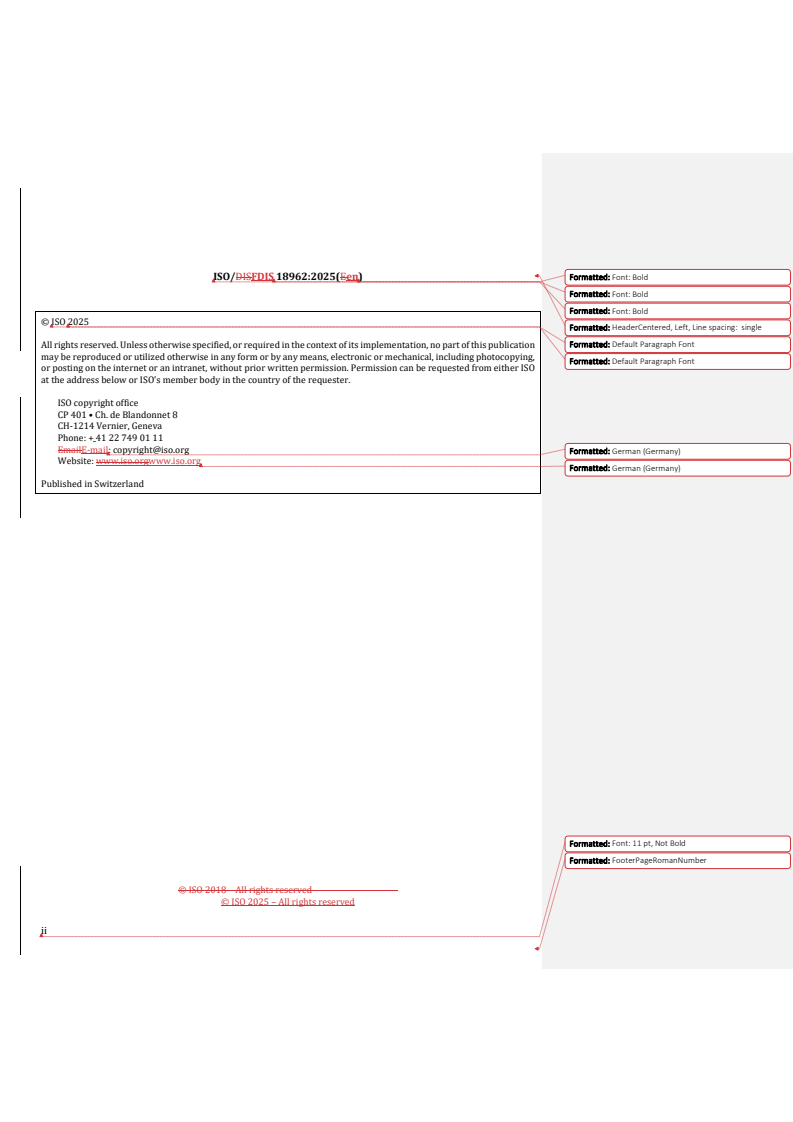 ISO 18962 REDLINE ISO/FDIS 18962 - Ships and marine technology — Installation and operational requirements for swappable batteries on ships
Released:10/1/2025