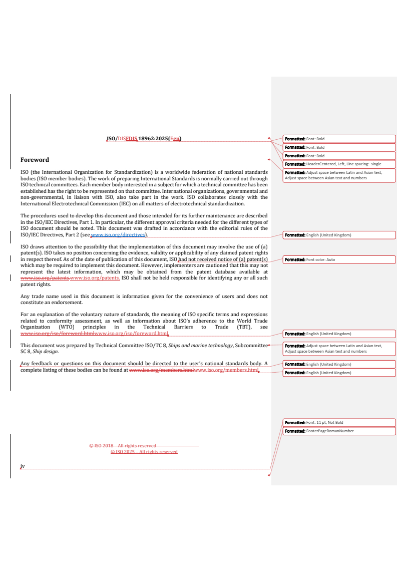 ISO 18962 REDLINE ISO/FDIS 18962 - Ships and marine technology — Installation and operational requirements for swappable batteries on ships
Released:10/1/2025 - Page 4 preview
