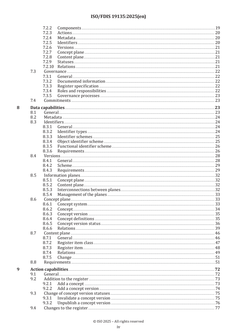 ISO 19135 ISO/FDIS 19135 - Geographic information — Registration and register governance
Released:17. 09. 2025 - Page 4 preview