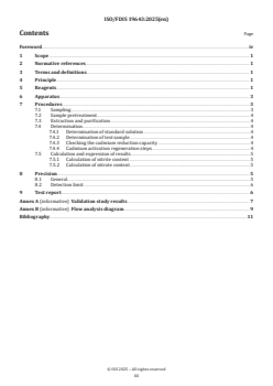 ISO/FDIS 19643 - Meat and meat products — Determination of nitrite and nitrate content — Continuous flow analysis (CFA) method
Released:9/24/2025 - Page 3 preview