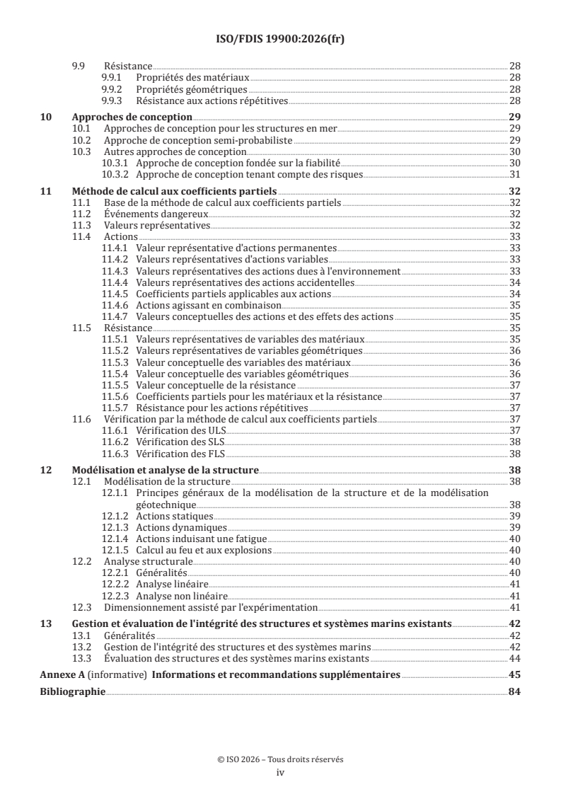 ISO/FDIS 19900 ISO/FDIS 19900 - Exigences générales relatives aux structures en mer - Page 4 preview