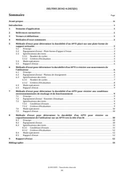 ISO/FDIS 20342-4 - Produits d'assistance pour l'intégrité des tissus en position allongée — Partie 4: Méthodes d'essai de durabilité
Released:11/23/2025 - Page 3 preview