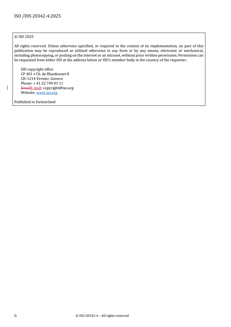ISO/FDIS 20342-4 REDLINE ISO/FDIS 20342-4 - Assistive products for tissue integrity when lying down — Part 4: Test methods for durability
Released:10/27/2025