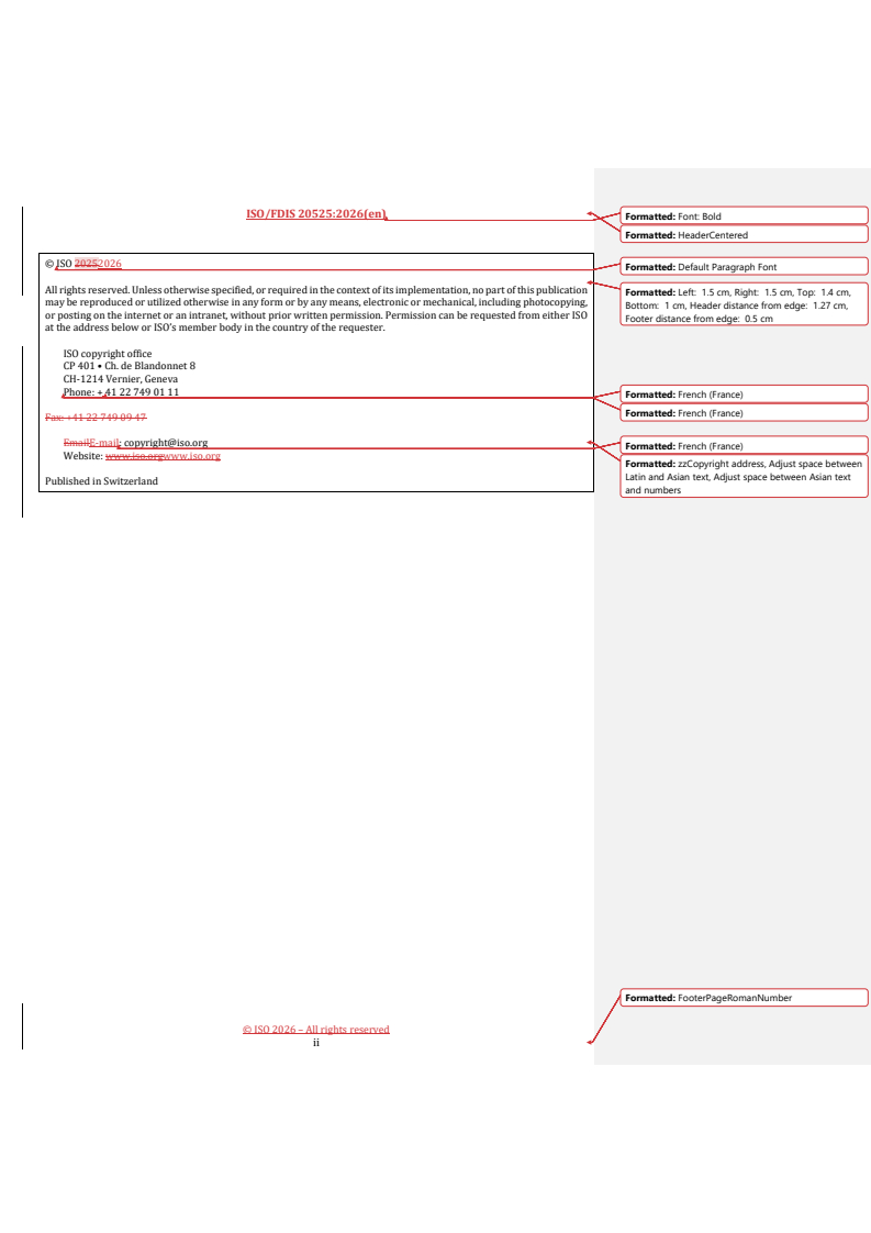 ISO/FDIS 20525 REDLINE ISO/FDIS 20525 - Tourism and related services — Semantics applied to tourism destinations - Page 2 preview
