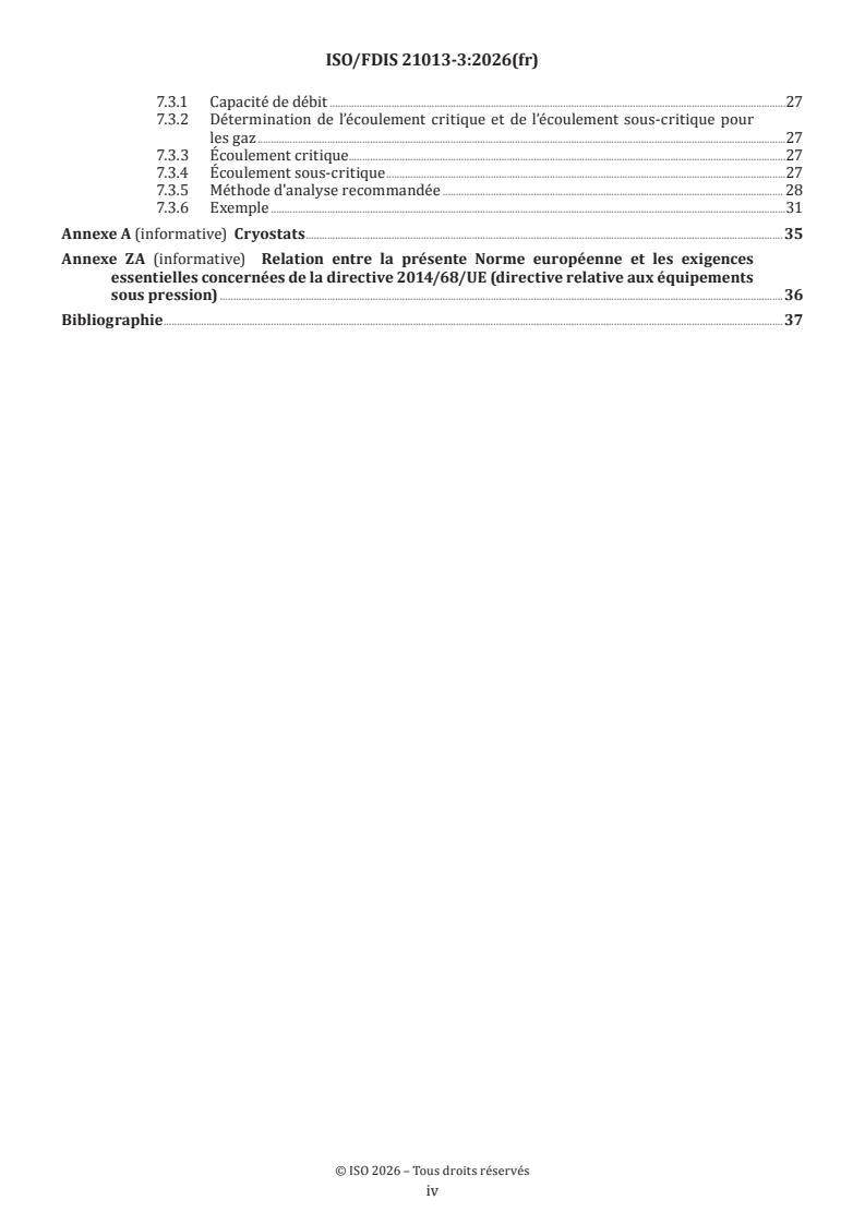 ISO/FDIS 21013-3 ISO/FDIS 21013-3 - Récipients cryogéniques — Dispositifs de sécurité pour le service cryogénique — Partie 3: Détermination de la taille et du volume - Page 4 preview