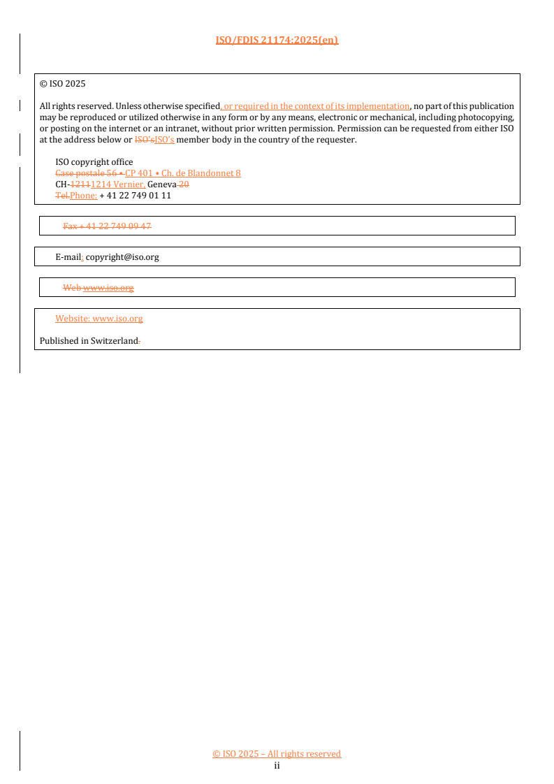 REDLINE ISO/FDIS 21174 - Doors, windows and curtain walling — Hardware for doors and windows — Vocabulary
Released:17. 11. 2025
