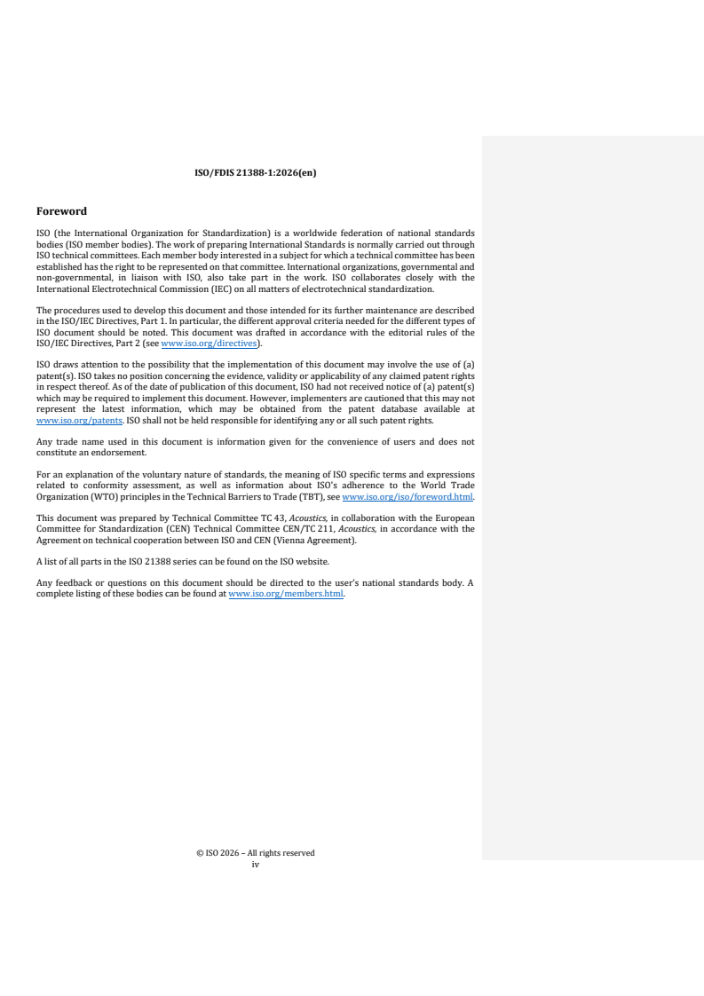 ISO/FDIS 21388-1 REDLINE ISO/FDIS 21388-1 - Acoustics — Hearing aid fitting management (HAFM) — Part 1: General process - Page 4 preview