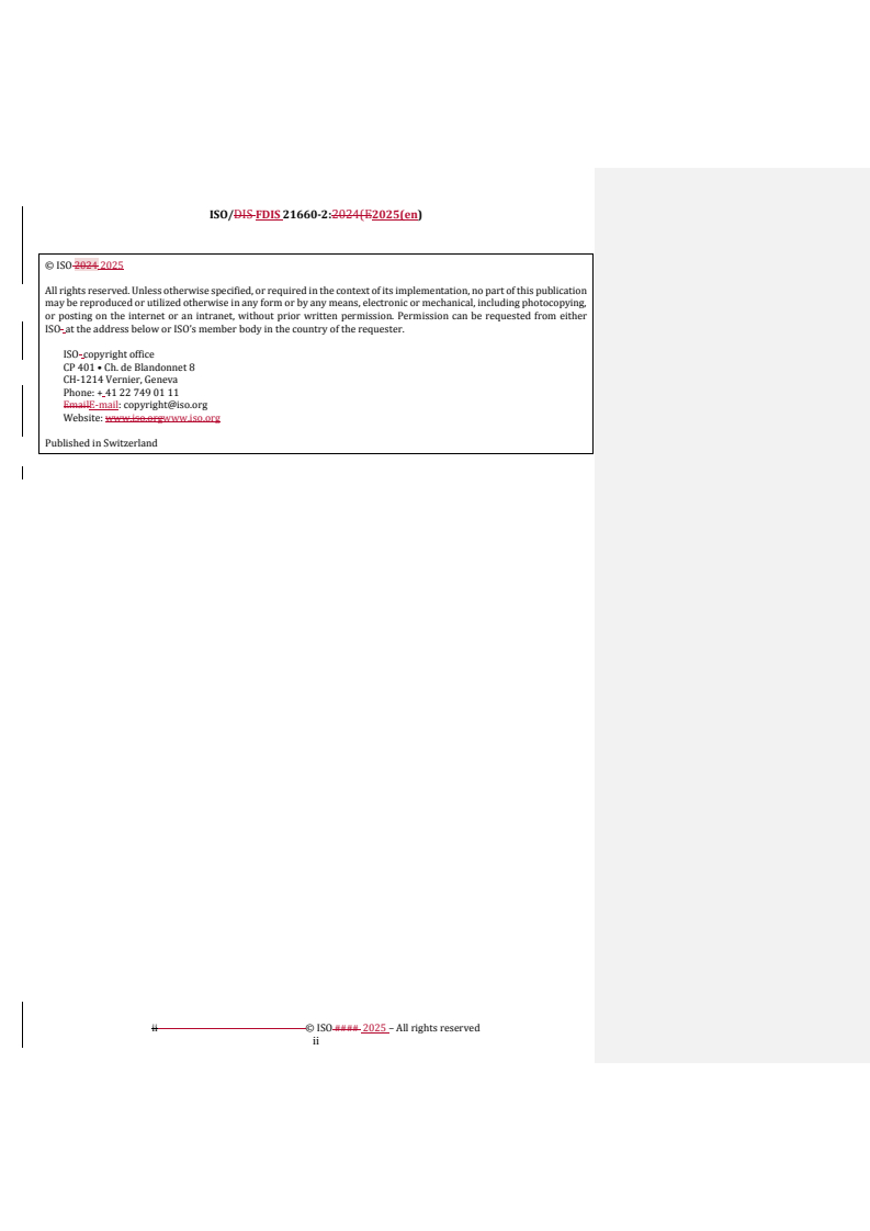 ISO 21660-2 REDLINE ISO/FDIS 21660-2 - Solid recovered fuels — Determination of moisture content using the oven dry method — Part 2: Determination of total moisture by a simplified method
Released:26. 06. 2025