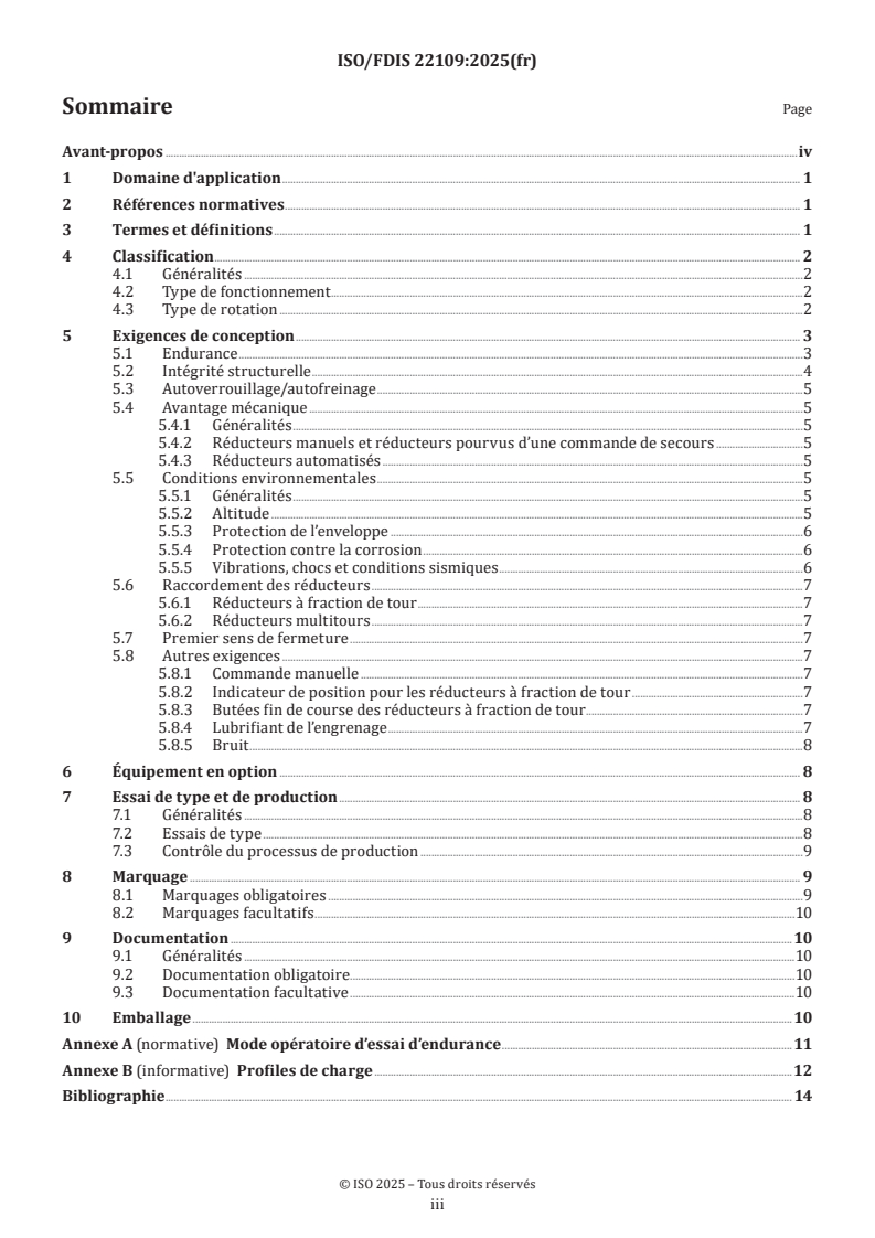 ISO 22109 ISO/FDIS 22109 - Robinetterie industrielle — Réducteurs pour appareil de robinetterie
Released:10/30/2025 - Page 3 preview