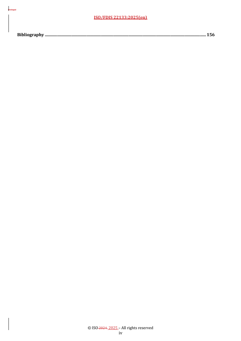ISO 22133 REDLINE ISO/FDIS 22133 - Road vehicles — Test object monitoring and control for active safety and automated/autonomous vehicle testing — Functional requirements, specifications and communication protocol
Released:9/30/2025 - Page 4 preview