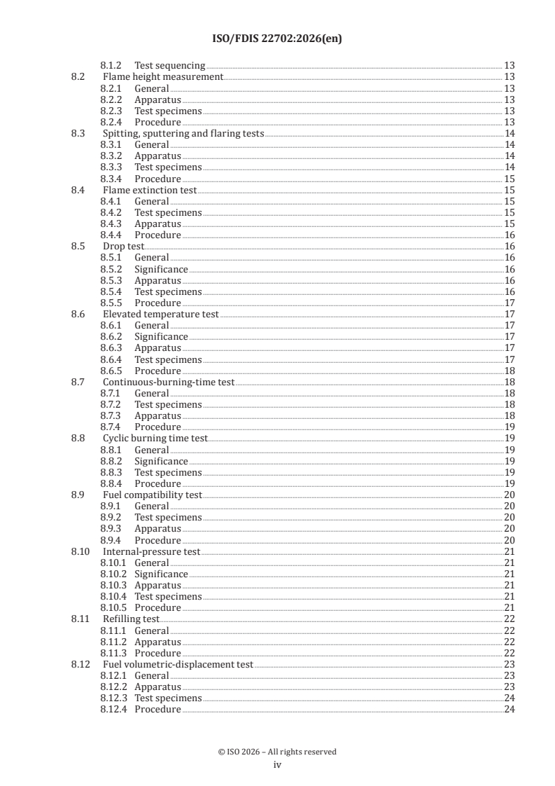 ISO/FDIS 22702 ISO/FDIS 22702 - Utility lighters — Safety specifications - Page 4 preview