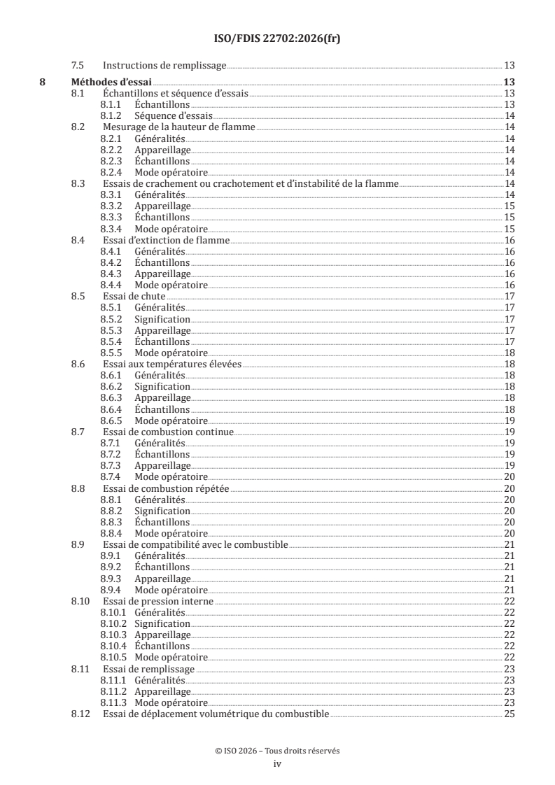 ISO/FDIS 22702 ISO/FDIS 22702 - Briquets utilitaires — Spécifications de sécurité - Page 4 preview
