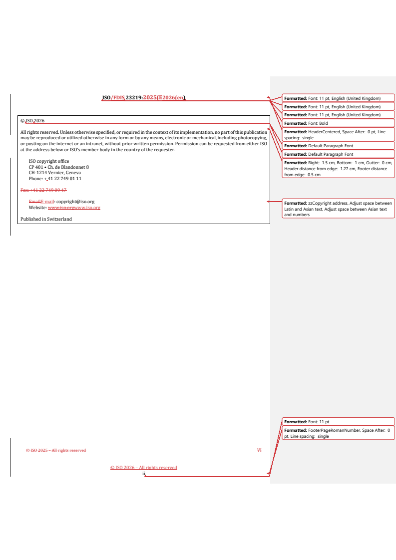 ISO 23219 REDLINE ISO/FDIS 23219 - Natural gas — Format for data from gas chromatograph analysers for natural gas — XML file format - Page 2 preview