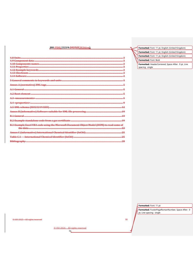 ISO 23219 REDLINE ISO/FDIS 23219 - Natural gas — Format for data from gas chromatograph analysers for natural gas — XML file format - Page 4 preview