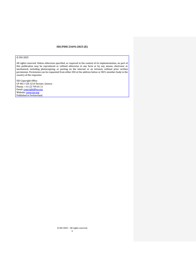 REDLINE ISO/FDIS 23691 - Microbiology of the food chain — Determination and use of cardinal values
Released:11. 08. 2025