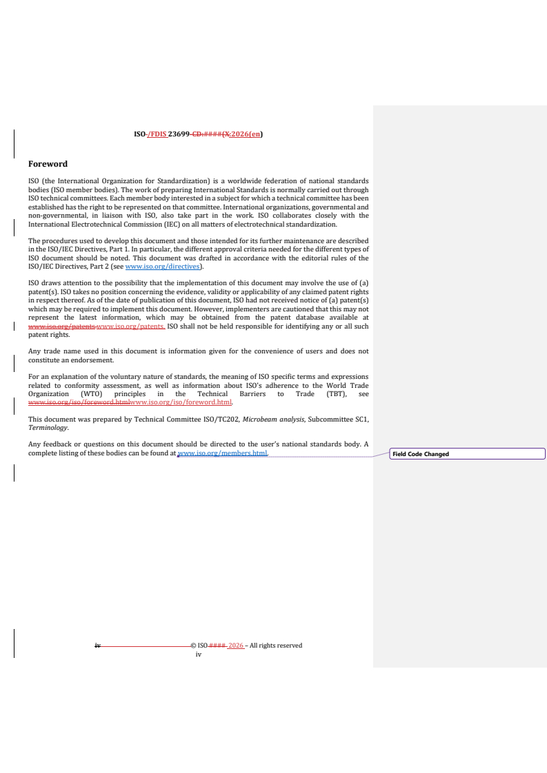 ISO 23699 REDLINE ISO/FDIS 23699 - Microbeam analysis — Electron backscatter diffraction — Vocabulary - Page 4 preview